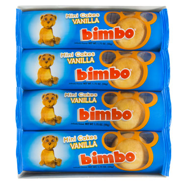 BIMBO MINI VANILLA CAKES FAMILY PACK 4 PK